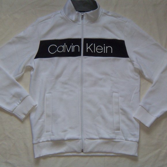 calvin klein jacket white